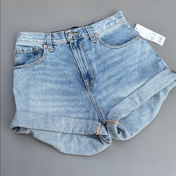 Urban Outfitters Pants - Urban Outfitters Light Blue High Waist Denim Shorts